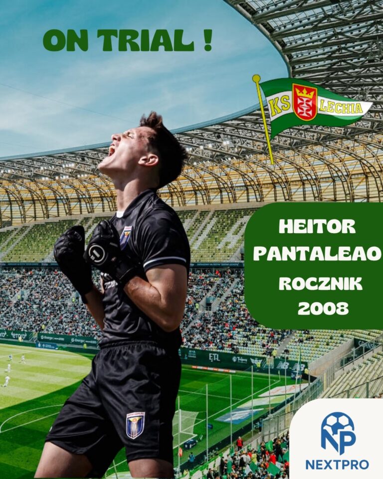 Heitor Pantaleao standing against the backdrop of the stadium